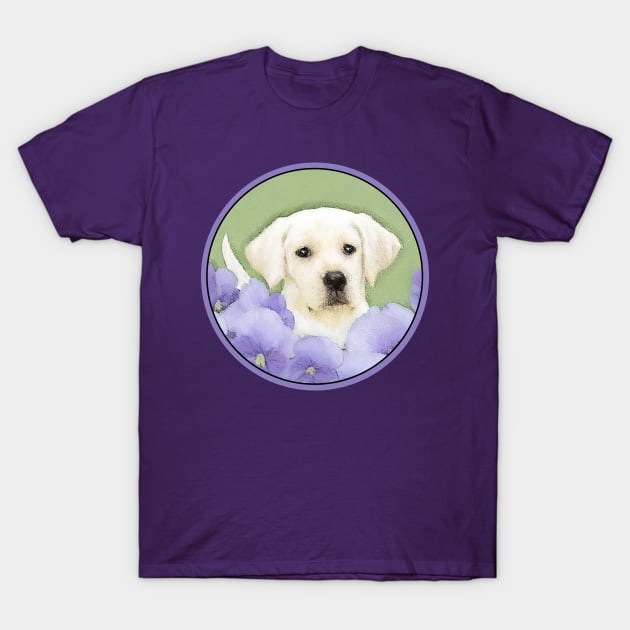 Labrador Retriever Puppy T-Shirt by Alpen Designs